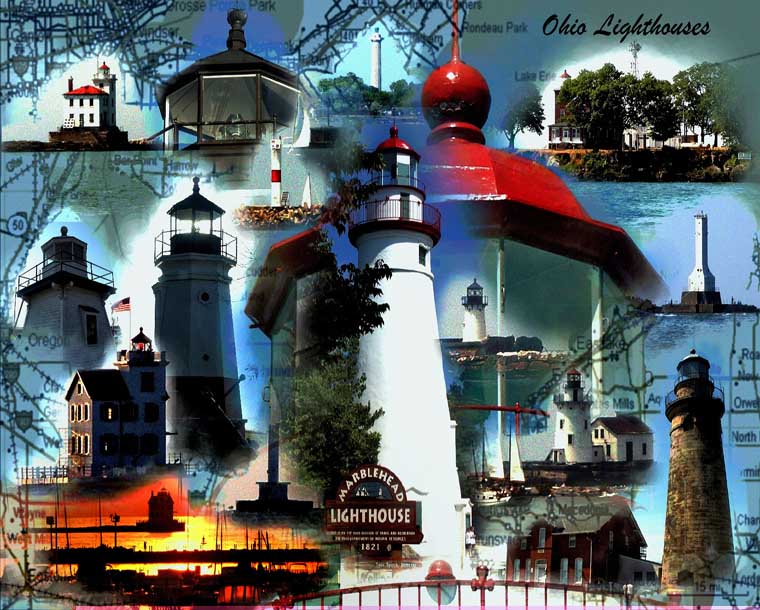 Ohio lighthouses lake erie